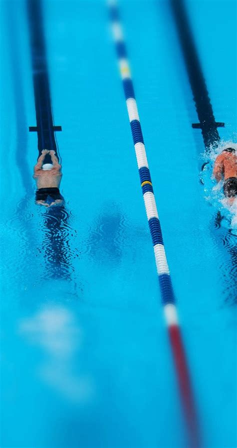 Swim Competition Men Wonderful Sport Underwater