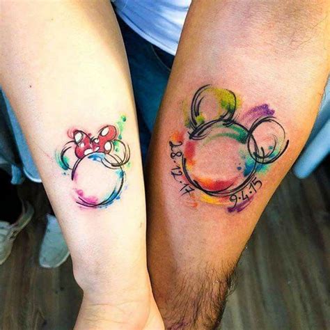 Pin By Tiffany Time On Minnie And Mickey Mickey Tattoo Mouse Tattoos