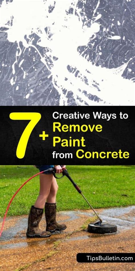 7 Creative Ways To Remove Paint From Concrete