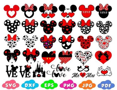 Disney valentine svg,Mickey valentine svg,Mickey love svg,Mickey head