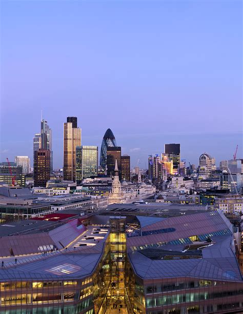 The City Of London Dusk Photograph By Dynasoar Pixels
