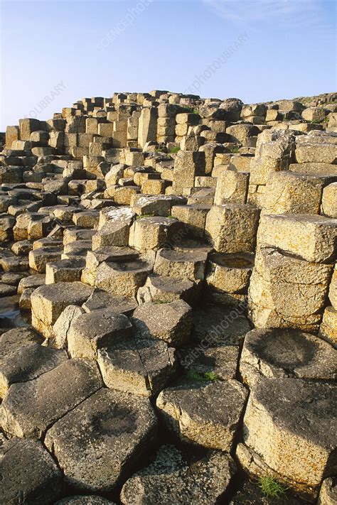 Basalt Columns Northern Ireland Stock Image C0039088 Science