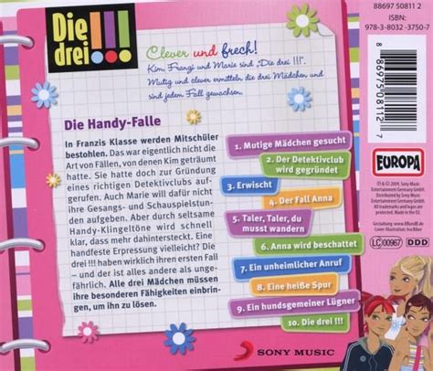 Während die deutschen soldaten starr vor schock waren, schmiss er drei granaten, die 20 männer töteten, während der rest floh. Die Handy-Falle / Die drei Ausrufezeichen Bd.1 von Die drei !!! - CD - buecher.de