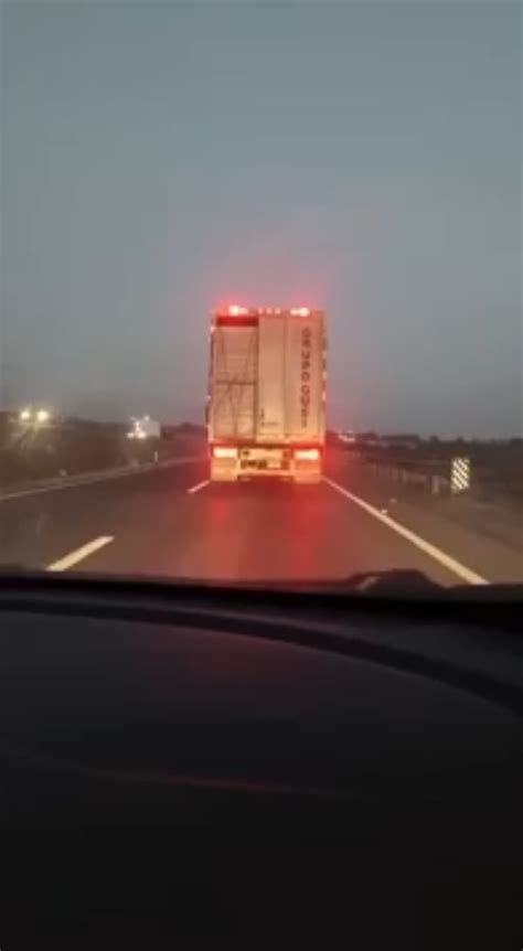 Semi Truck Crashes After Refusing To Let Cars Pass R Crazyfuckingvideos