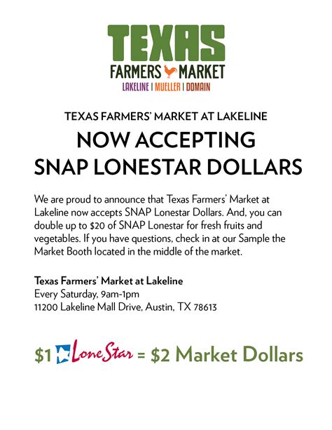 Snap provides nutrition benefits to supplement the food budget of needy families so they can purchase healthy food and move towards usda opens grants application, enhances snap customer service. Now Accepting Snap Benefits | Texas Farmers Market