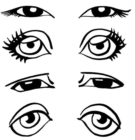 Cartoon Eyes Sketch At Explore Collection Of