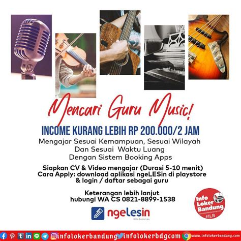 Pp/endorse & order cv klik link di bawah. Lowongan Kerja Guru Ngelesin Juni 2020 - Info Loker ...