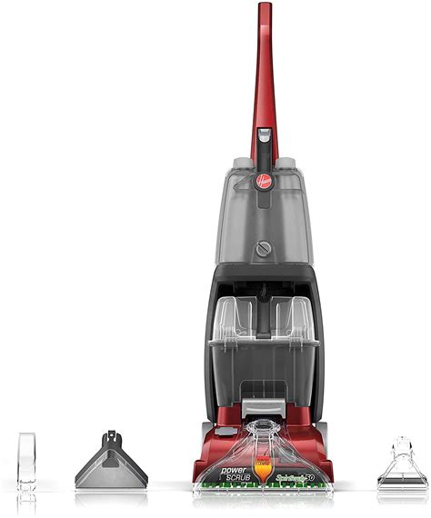 Hoover Red Power Scrub Deluxe Carpet Cleaner Machine Upright