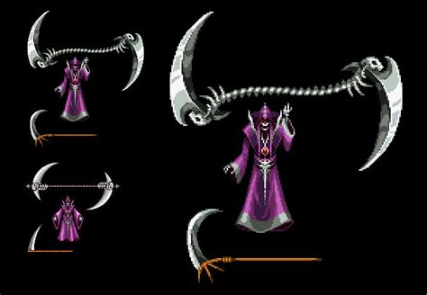 Death Sprite Upgrade Castlevania Aria Of Sorrow By Kradakor On Deviantart