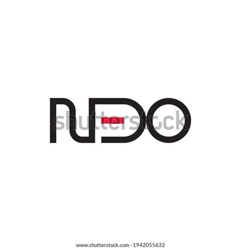 Nedo Letter Logo Design Vector Stock Vector Royalty Free 1942055632