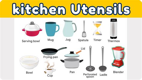 utensils kitchen hindi urdu vocabulary names english items rw
