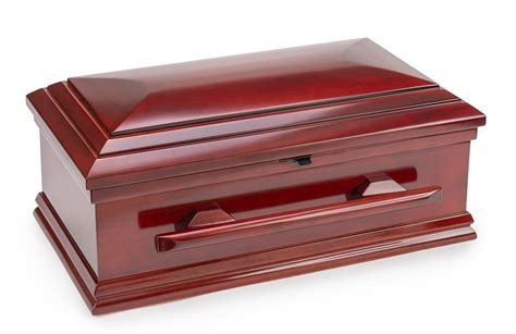 Classic Wood Baby Casket With Slide Lock 19 Inch Interior C 19 So