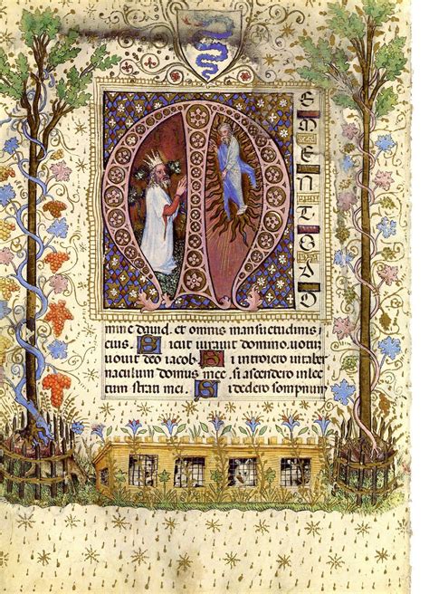Book Of Hours From About 1400 Ad Illuminated Manuscript Medieval
