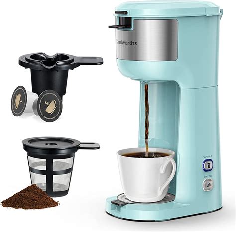 Buy Famiworths Single Serve Coffee Maker For K Cup And Ground Coffee 6