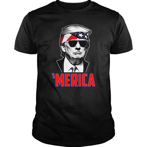 Trump Merica From Bustedtees Day Of The Shirt