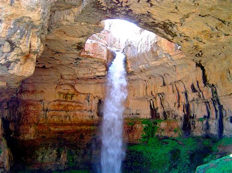 Mindblowing Planet Earth The Baatara Gorge Waterfall Is A Waterfall In