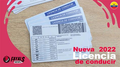 Nueva Licencia De Conducir En Ecuador 2022 ️ Youtube
