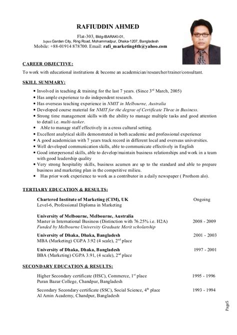 Email cover letter and cv. Cv Rafiuddin Ahmed