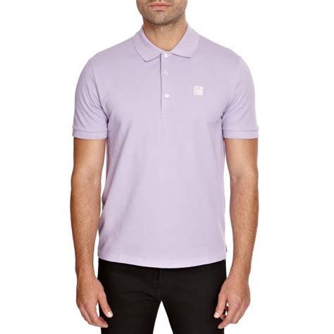 Light Purple Cotton Polo Shirt Brandalley