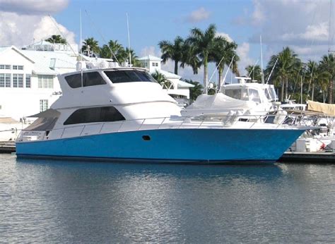 2008 74 Viking Yachts Enclosed Flybridge For Sale In Naples Florida