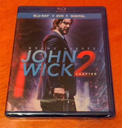 JOHN WICK CHAPTER Blu Ray Keanu Reeves Common Laurence Fishburne Ruby Rose PicClick
