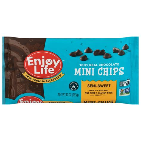 Enjoy Life Semi Sweet Mini Chocolate Chips 10 Oz 12 Pack Stockupexpress