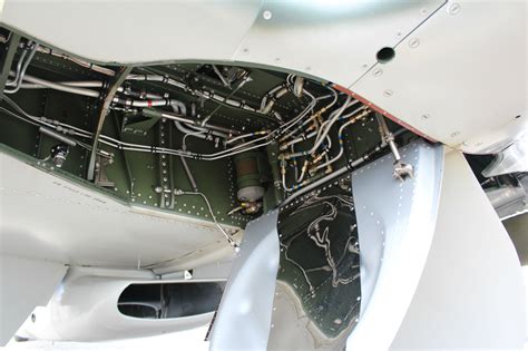 Landing Gear Bay Of A Refurbished P 51b Mustang Raviation