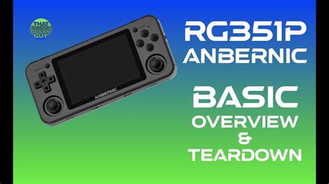 Anbernic Rg351p Quick Overview And Teardown Youtube