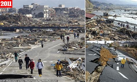How Japanese Earthquake Has Chilling Echoes Of 2011 Tsunami Disaster Daily Mail Online