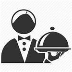 Restaurant Icon Service Waiter Dish Meal Program