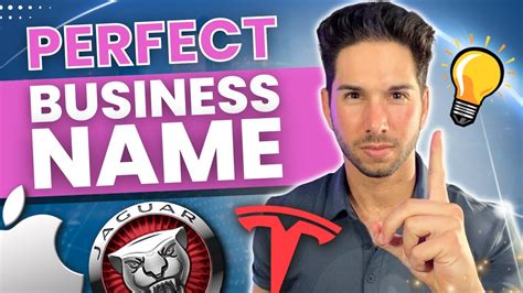 How To Choose The Perfect Business Name Youtube
