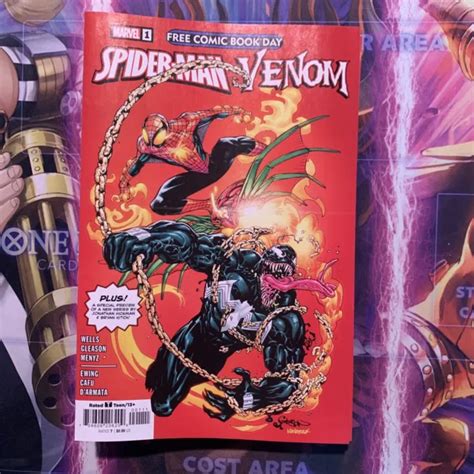 2023 Free Comic Book Day Fcbd Marvel Comics Spiderman Venom 1 Unstamped