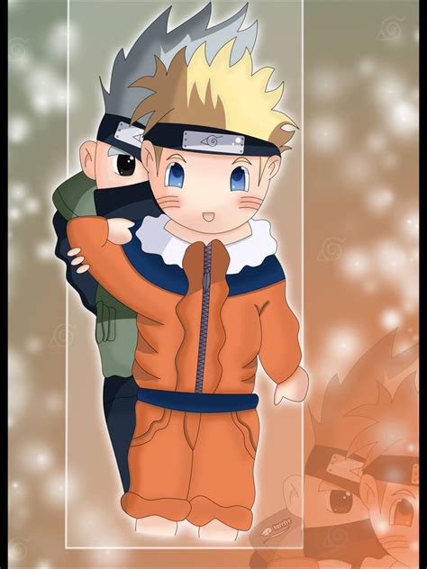 Kakashi And Naruto Chibi By Norelye On Deviantart