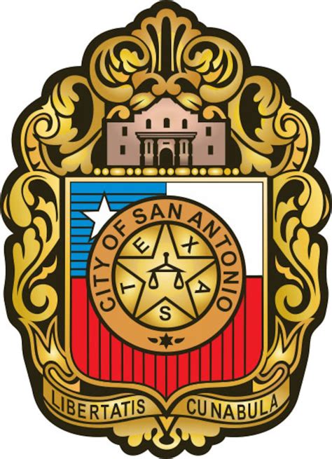 Seal Of San Antonio City Vector Svg File Etsy