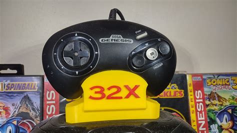 Stl File Sega Genesis 32x Controller Cartridge Mount 3 Button・3d