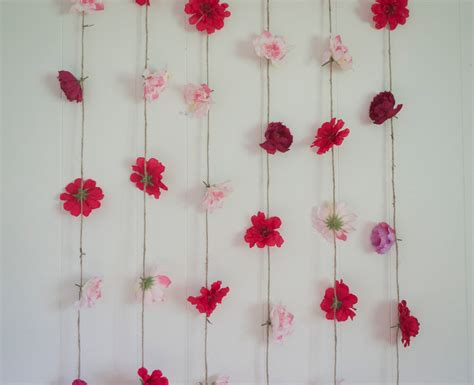 Flower Wall Hanging Diy