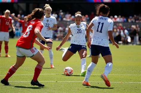 Us Beats Wales 2 0 Heading Into Womens World Cup Trendradars