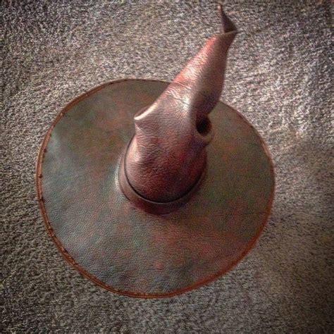 Leather Wizard Hat Etsy