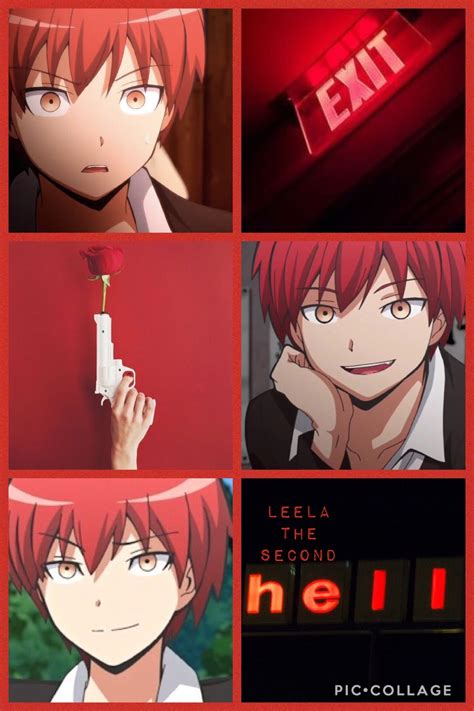 Karma Akabane Aesthetic Made By Leela The Second Red Aesthetic