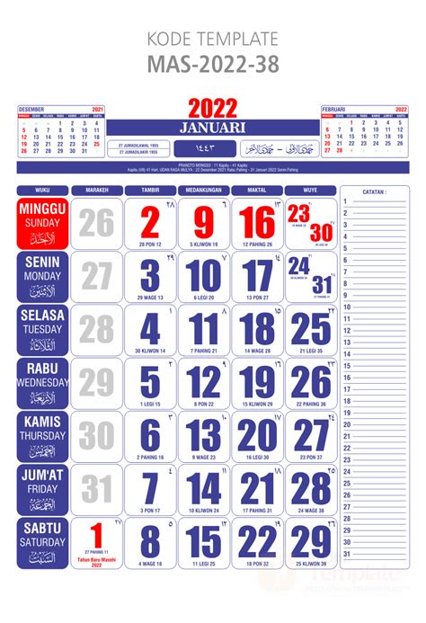 Download Kalender 2022 Indonesia 2022 2022