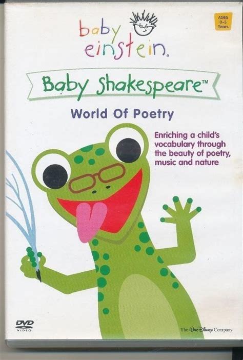 Baby Einstein Baby Shakespeare World Of Poetry Dvd Hobbies