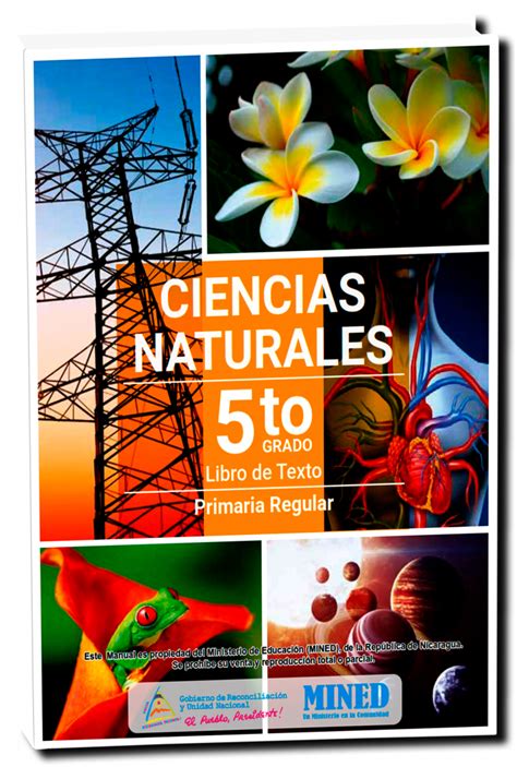 Libro De Ciencias Naturales 5to Quinto Grado Mined Nicaragua