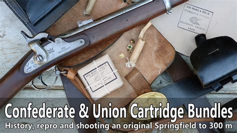 Making Civil War Cartridge Bundles And Shooting An Original Springfield