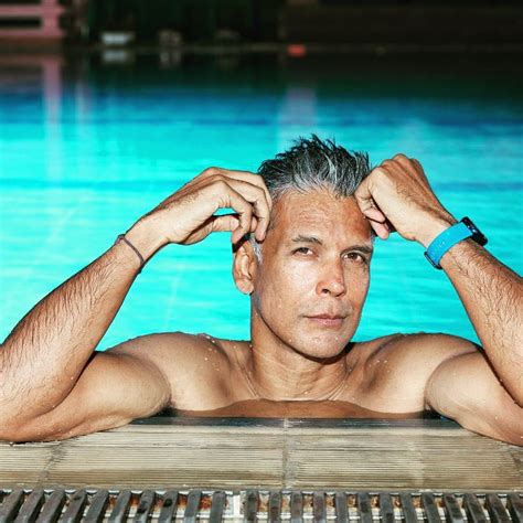 Shirtless Bollywood Men Milind Soman In His Birthday Suit Indian