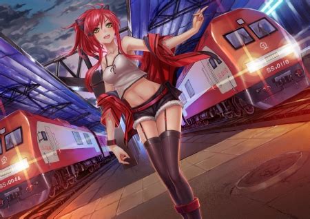 Train Station Other Anime Background Wallpapers On Desktop Nexus