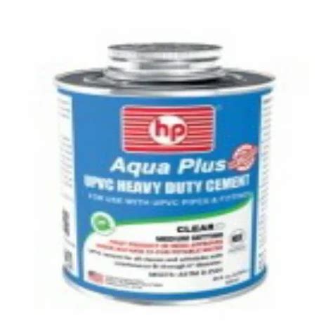 Hp Upvc Aqua Plus Hdwet N Dry For Pipe Size 12 To 6