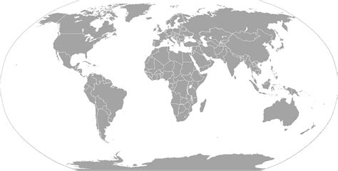 Blank World Map With Us States Map Vector