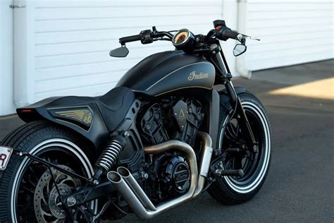 Indian Scout Bobber Custom Build Indian Motorcycle The Wrench Scout