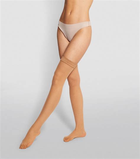wolford individual 10 stay up tights harrods us