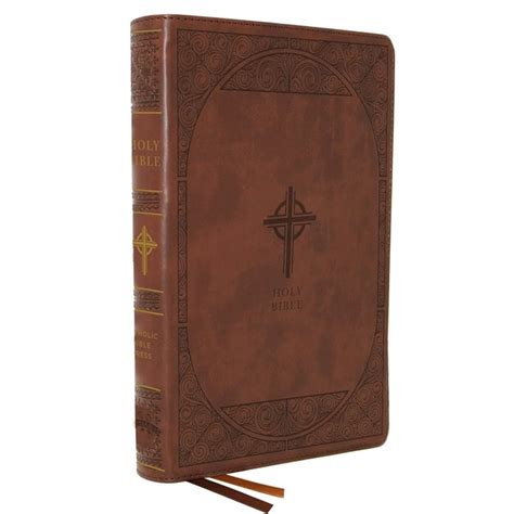 Nabre New American Bible Catholic Bible Leathersoft Brown Comfort